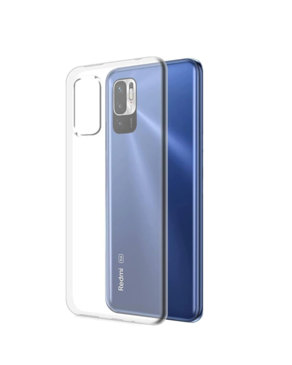 Redmi 10T 5g Transparent Back Cover (1) Redmi 10T 5G Transparent Back Cover