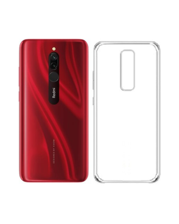 Redmi Mi 8 Transparent Back Cover (1) Xiaomi Mi 8 Transparent Back Cover