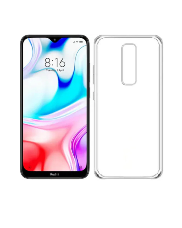 Redmi Mi 8 Transparent Back Cover (2) Xiaomi Mi 8 Transparent Back Cover