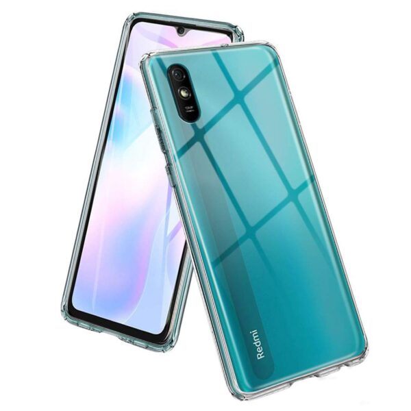 Redmi Mi 9i Transparent Back Cover,,, Redmi 9i Transparent Back Cover