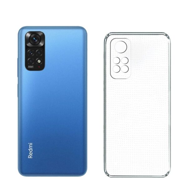 Redmi Note 11 4G Transparent Back Cover.. Redmi Note 11 4G Transparent Back Cover