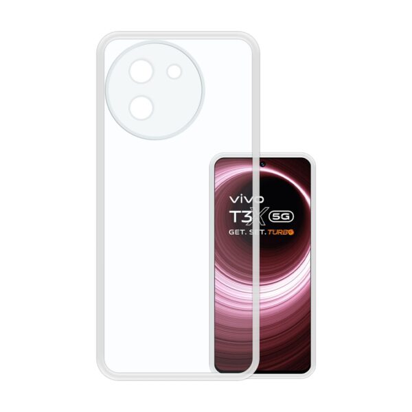 Vivo T3x 5G Transparent Back Cover