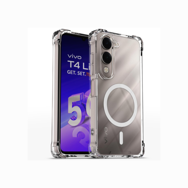Vivo T4 Lite 5G Transparent Back Cover (1) Vivo T4 Lite 5G Transparent Back Cover