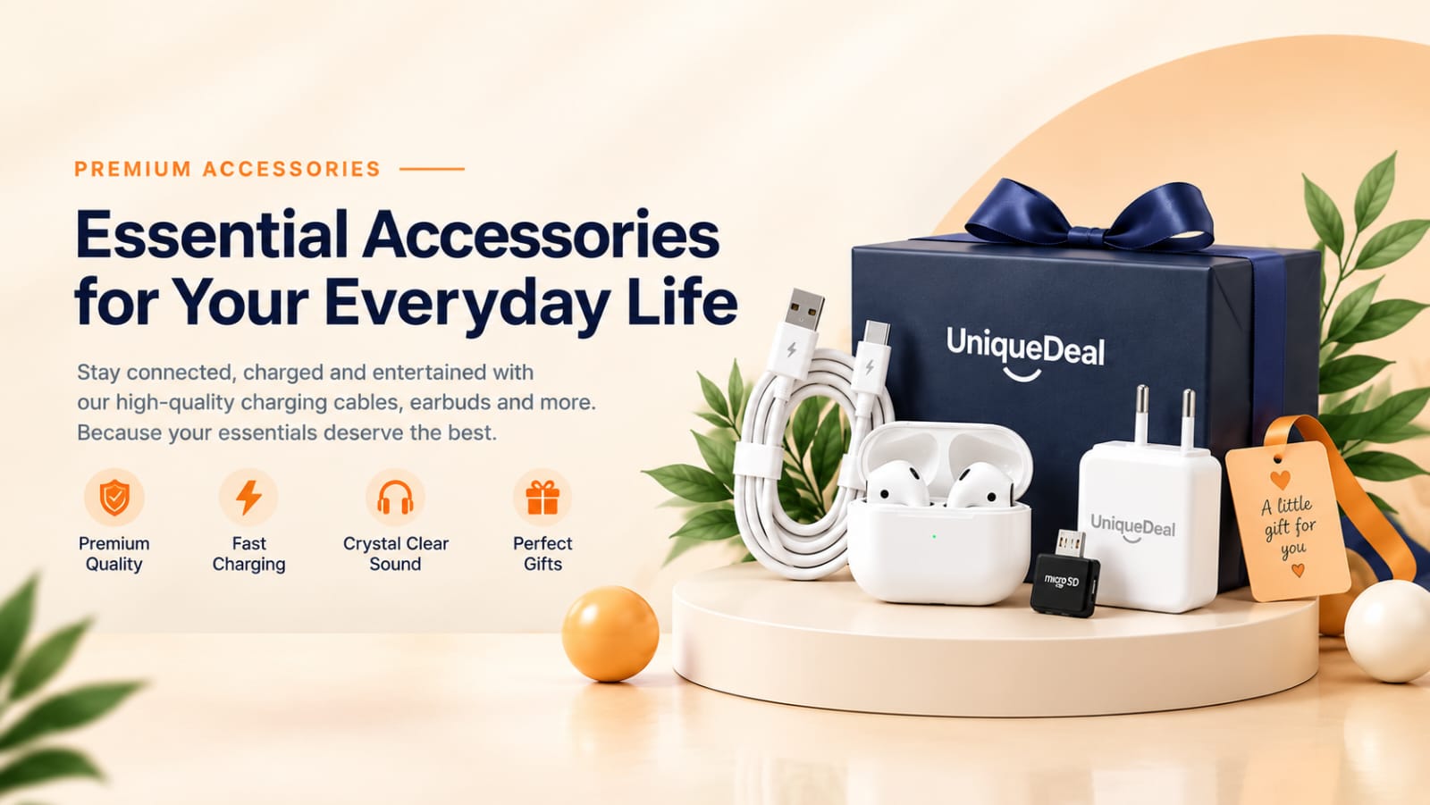 UniqueDeal Charging Cables Earbuds and Accessories